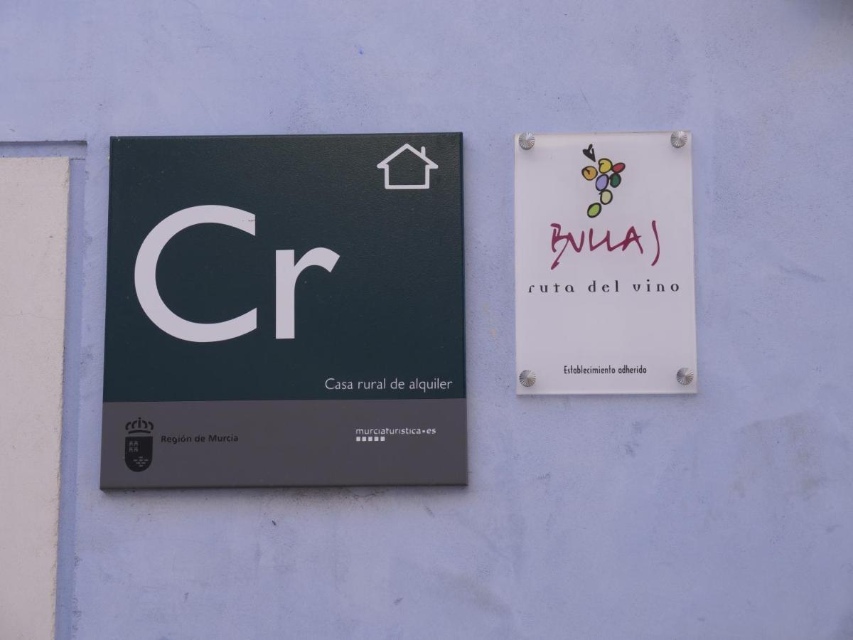 Casa Rural Ortega Rubio Cehegín Buitenkant foto